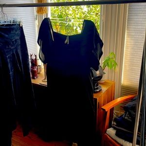 Maeve black knee length dress